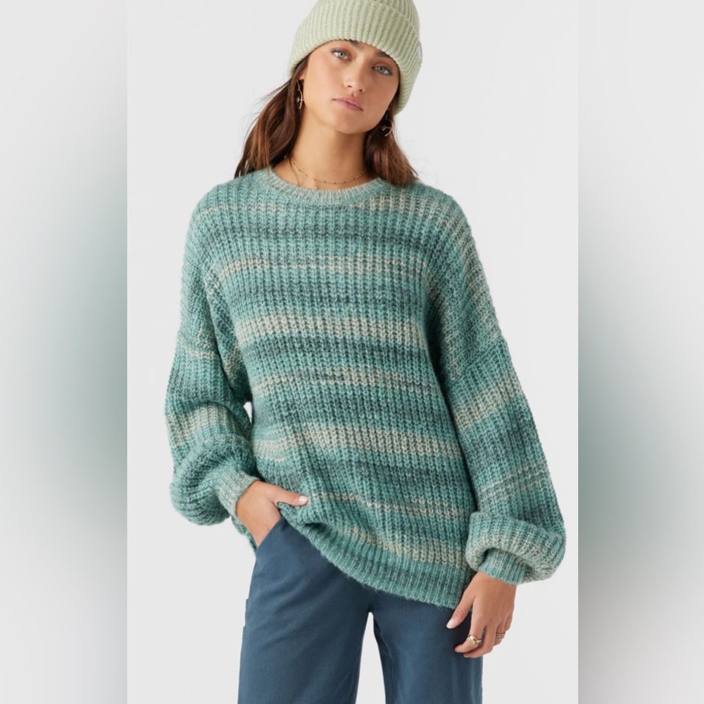 O’Neill Bayou Ombre Stripe Slouchy Sweater
